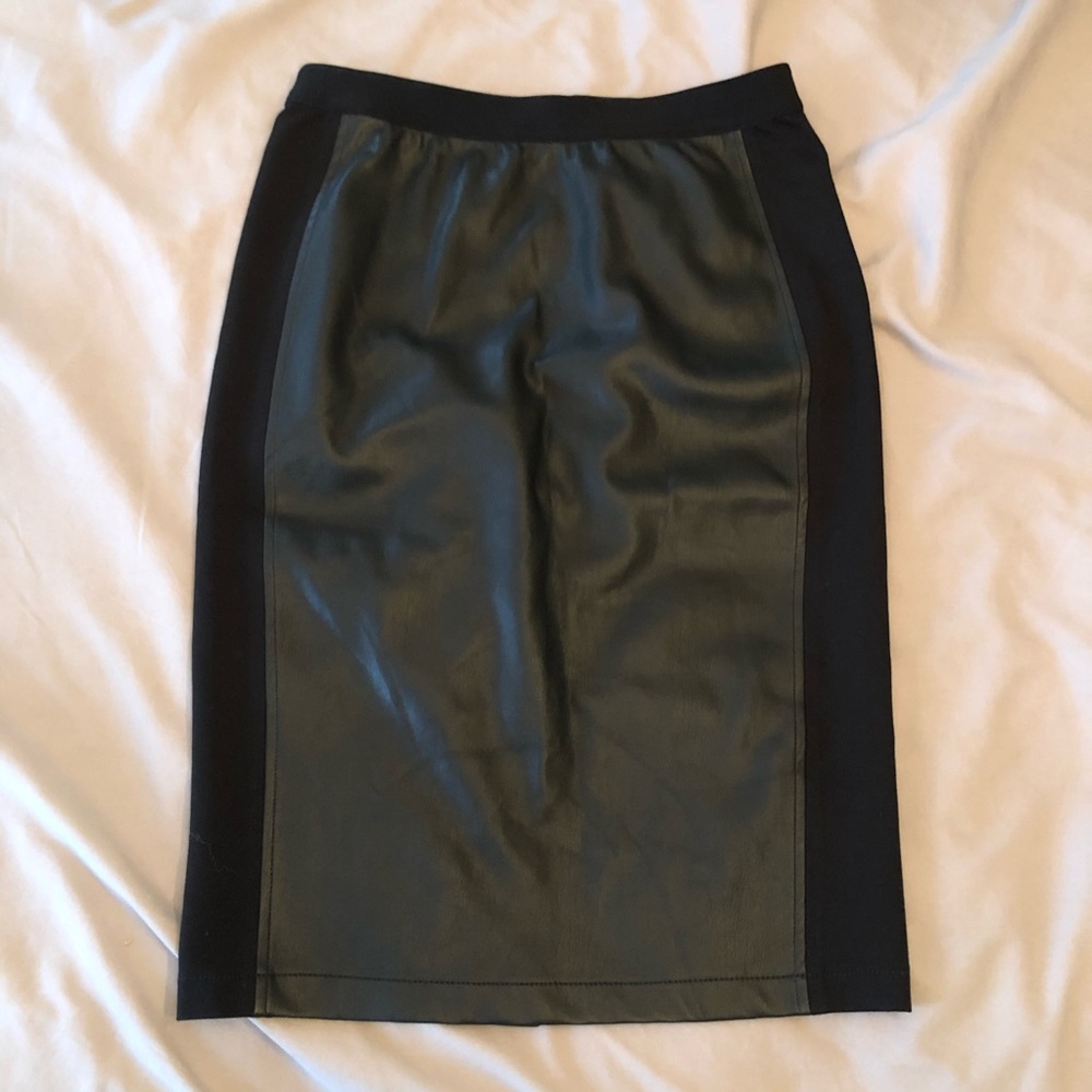 Pleather skirt